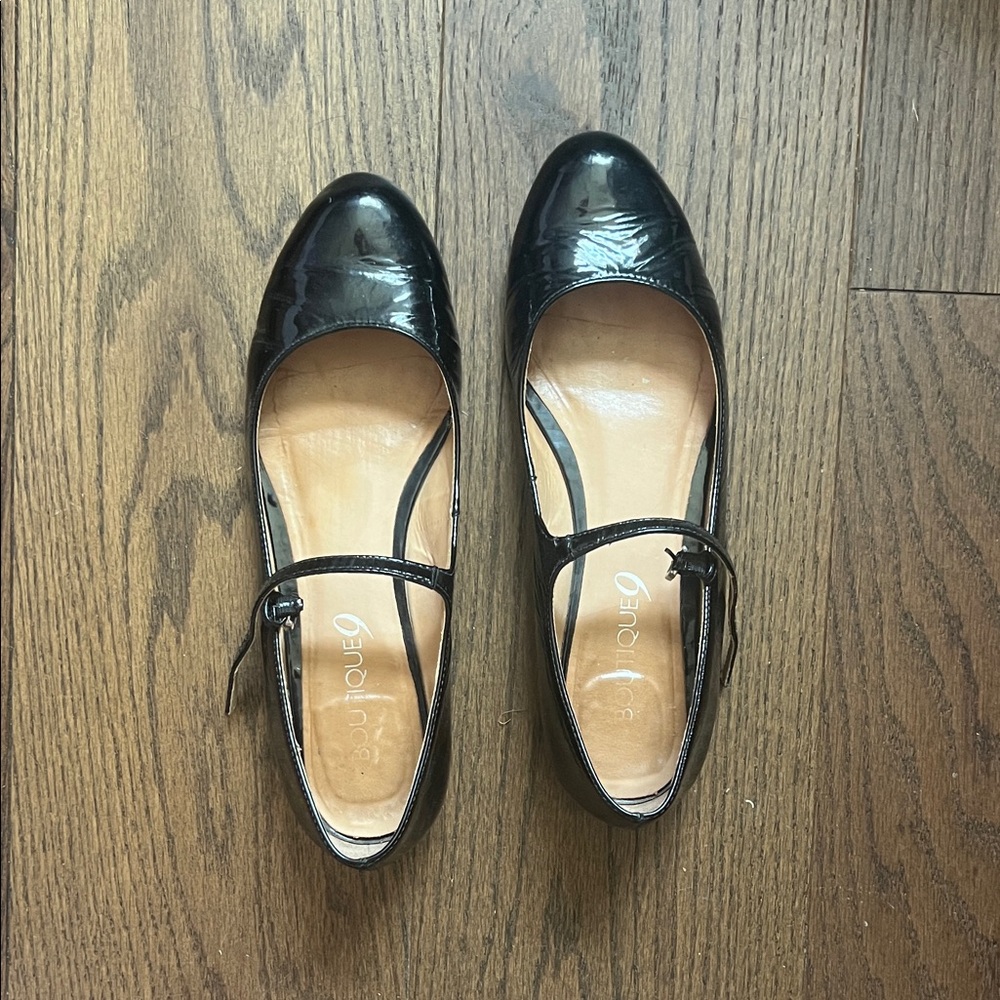 Black Patent Leather Women's Shoes